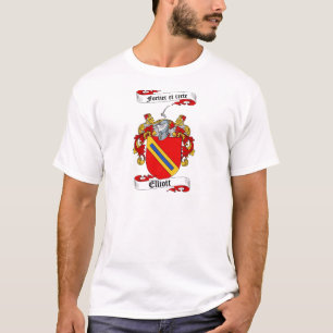 CAMISETA ESCUDO DE LA FAMILIA DE ELLIOTT - ESCUDO DE ARMAS