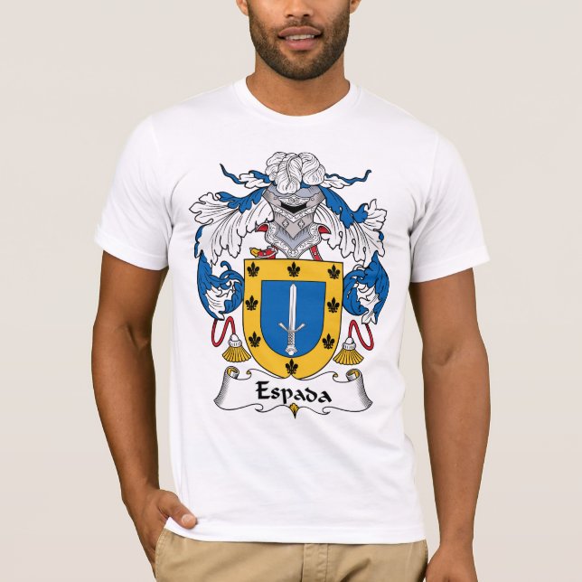 Camiseta Escudo de la familia de Espada (Anverso)