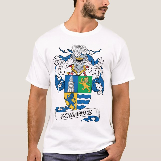 Camiseta Escudo de la familia de Fernández (Anverso)