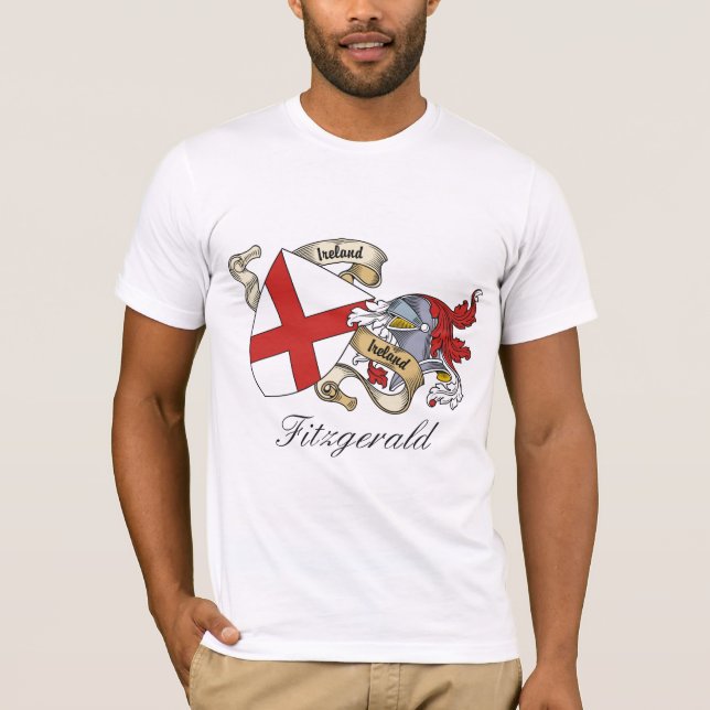 Camiseta Escudo de la familia de Fitzgerald (Anverso)