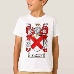 CAMISETA ESCUDO DE LA FAMILIA DE FITZGERALD - ESCUDO DE