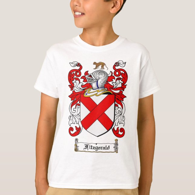CAMISETA ESCUDO DE LA FAMILIA DE FITZGERALD - ESCUDO DE (Anverso)