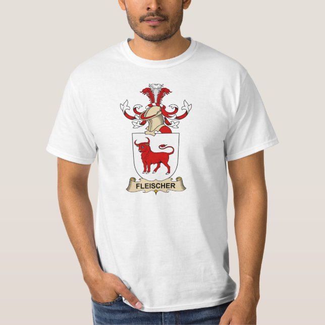 Camiseta Escudo de la familia de Fleischer (Anverso)