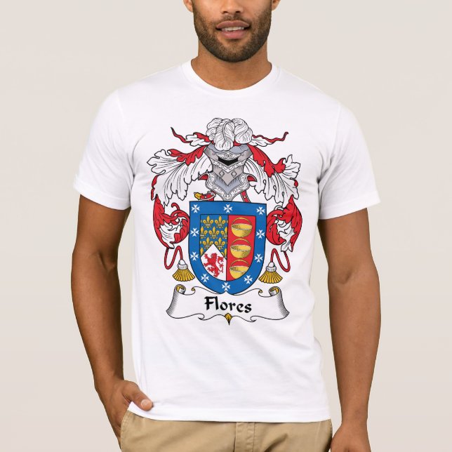 Camiseta Escudo de la familia de Flores (Anverso)