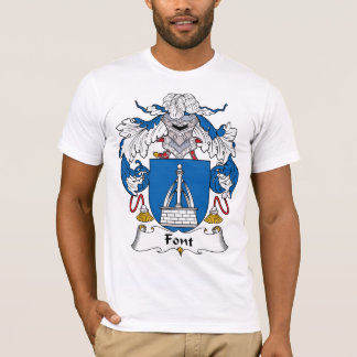 Camiseta Escudo de la familia de fuente