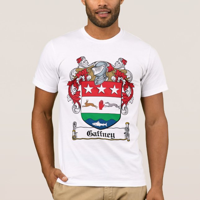 Camiseta Escudo de la familia de Gaffney (Anverso)