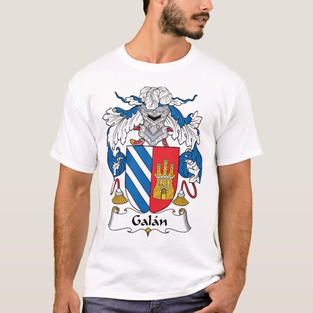 Camiseta Escudo de la familia de Galan (Anverso)