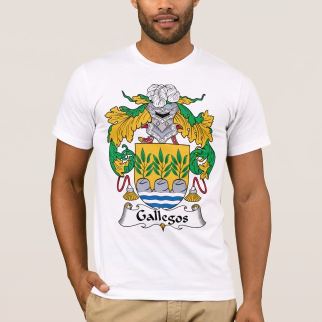 Camiseta Escudo de la familia de Gallegos (Anverso)