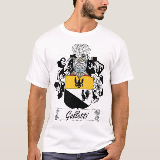 Camiseta Escudo de la familia de Galletti