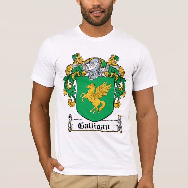Camiseta Escudo de la familia de Galligan (Anverso)
