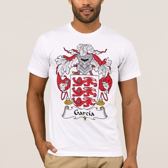 Camiseta Escudo de la familia de García (Anverso)