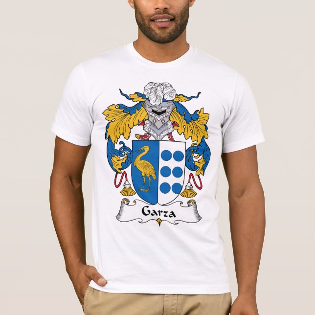 Camiseta Escudo de la familia de Garza (Anverso)