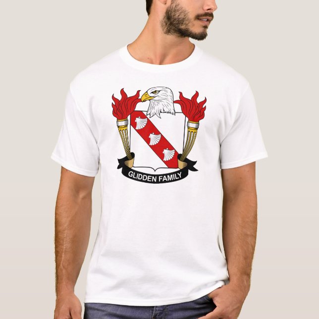 Camiseta Escudo de la familia de Glidden (Anverso)