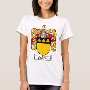 CAMISETA ESCUDO DE LA FAMILIA DE GRAHAM - ESCUDO DE ARMAS