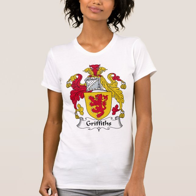 Camiseta Escudo de la familia de Griffiths (Anverso)