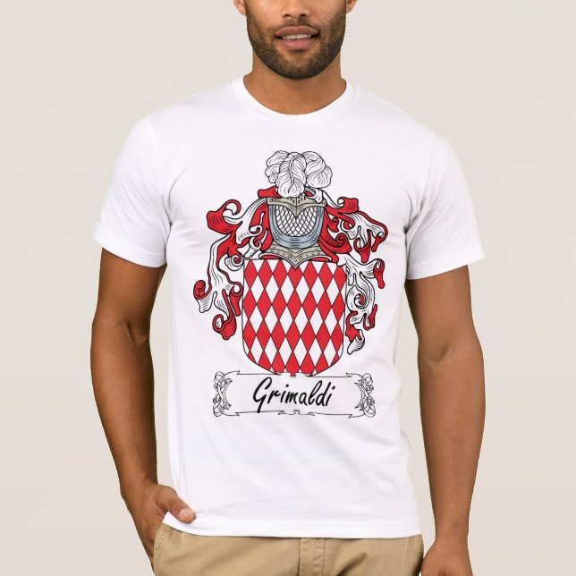Camiseta Escudo de la familia de Grimaldi (Anverso)