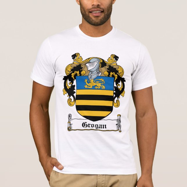 Camiseta Escudo de la familia de Grogan (Anverso)