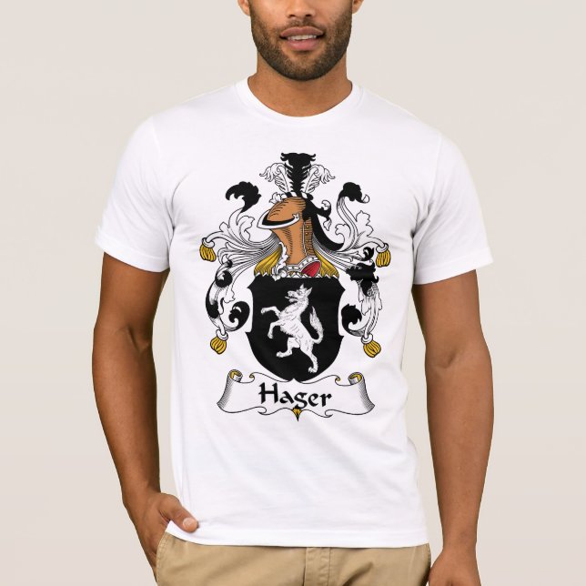 Camiseta Escudo de la familia de Hager (Anverso)