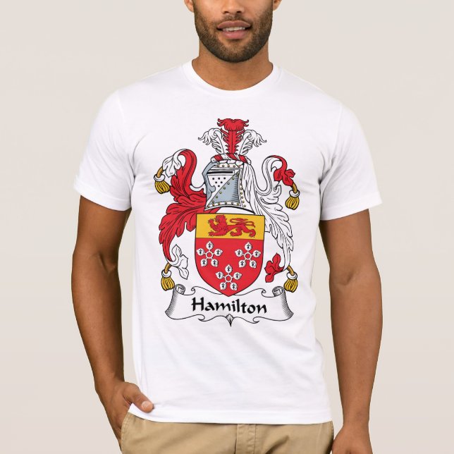 Camiseta Escudo de la familia de Hamilton (Anverso)