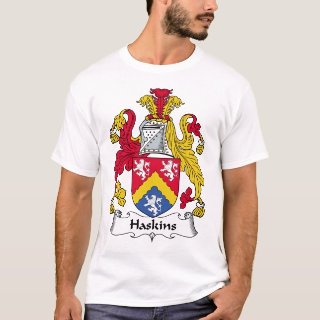 Camiseta Escudo de la familia de Haskins (Anverso)