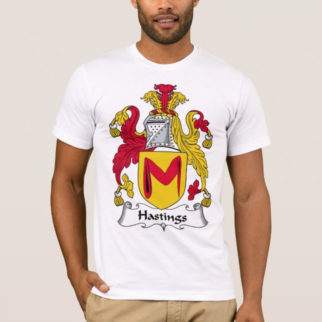 Camiseta Escudo de la familia de Hastings (Anverso)