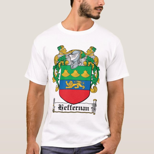 Camiseta Escudo de la familia de Heffernan (Anverso)