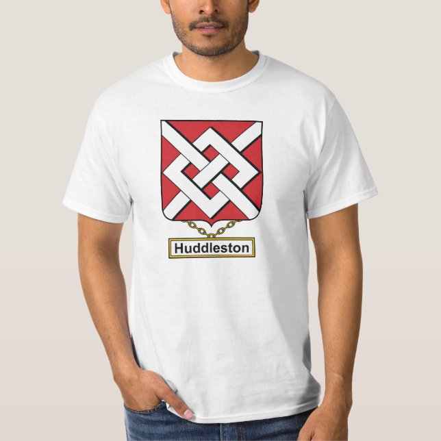 Camiseta Escudo de la familia de Huddleston (Anverso)