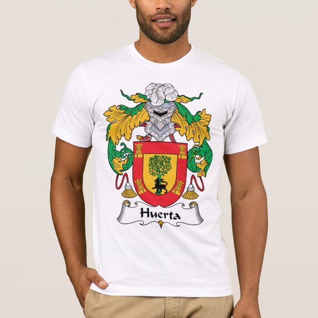 Camiseta Escudo de la familia de Huerta (Anverso)