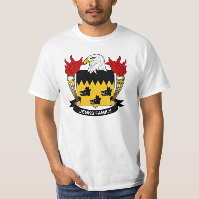 Camiseta Escudo de la familia de Jenks (Anverso)
