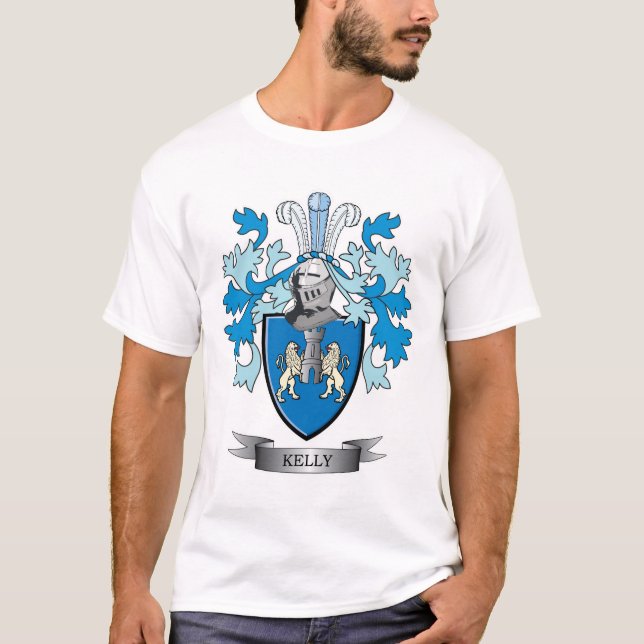 Camiseta Escudo de la familia de Kelly (Anverso)