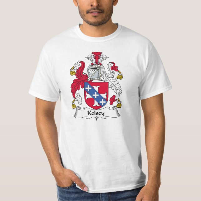 Camiseta Escudo de la familia de Kelsey (Anverso)