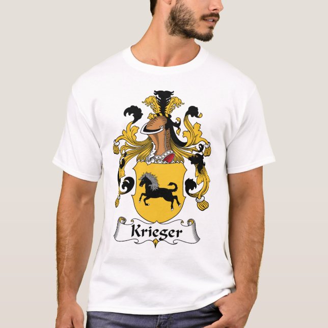 Camiseta Escudo de la familia de Krieger (Anverso)