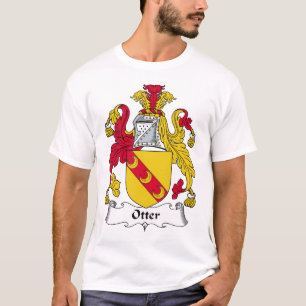 Camiseta Escudo de la familia de la nutria