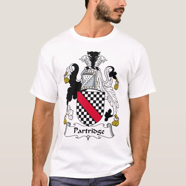 Camiseta Escudo de la familia de la perdiz (Anverso)