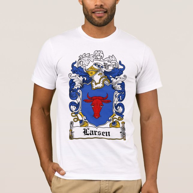 Camiseta Escudo de la familia de Larsen (Anverso)