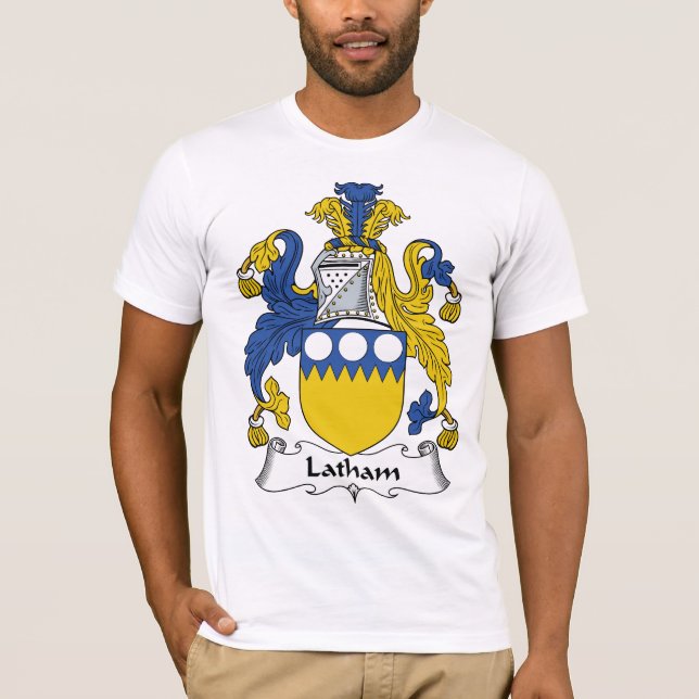Camiseta Escudo de la familia de Latham (Anverso)