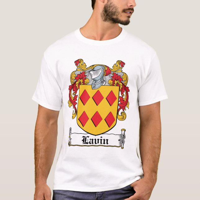 Camiseta Escudo de la familia de Lavin (Anverso)