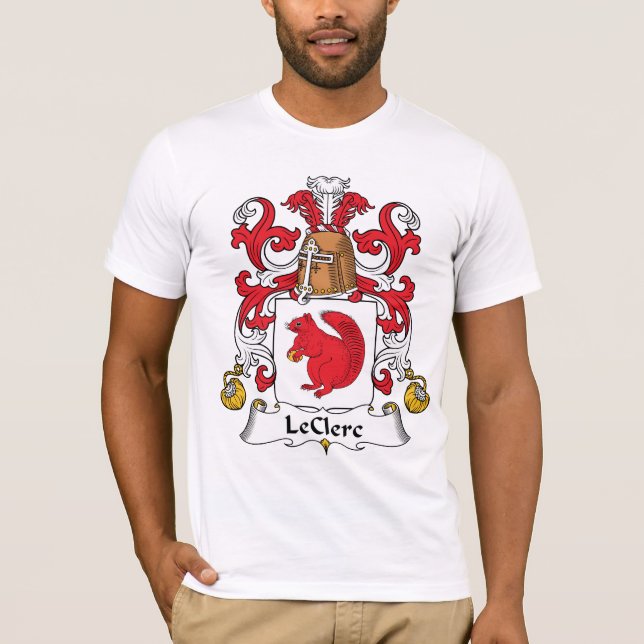 Camiseta Escudo de la familia de LeClerc (Anverso)