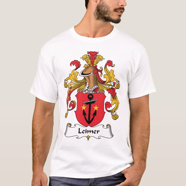 Camiseta Escudo de la familia de Leimer (Anverso)