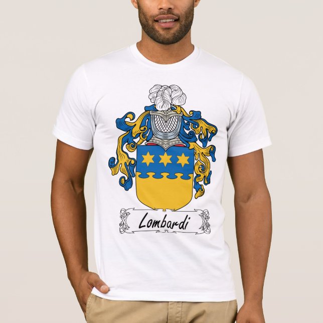 Camiseta Escudo de la familia de Lombardi (Anverso)