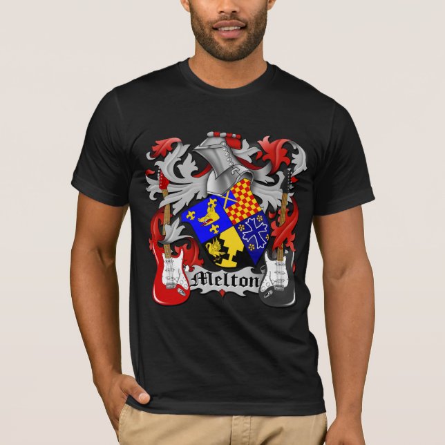 Camiseta Escudo de la familia de los muchachos de Melton (Anverso)