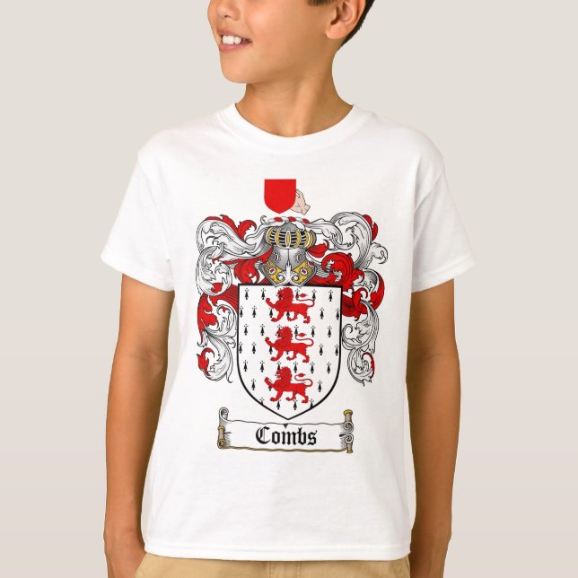 CAMISETA ESCUDO DE LA FAMILIA DE LOS PEINES - ESCUDO DE (Anverso)