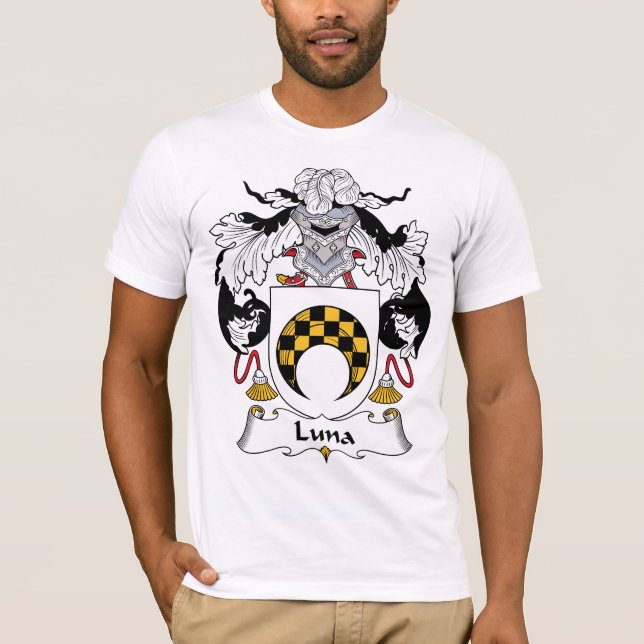Camiseta Escudo de la familia de Luna (Anverso)