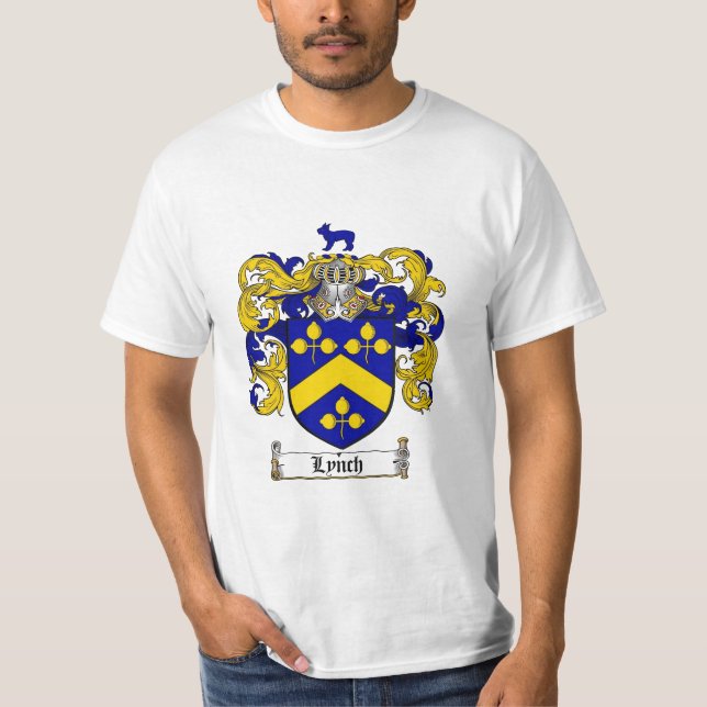 Camiseta Escudo de la familia de Lynch - escudo de armas de (Anverso)