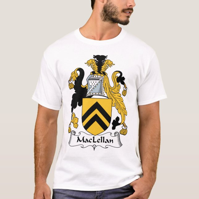 Camiseta Escudo de la familia de MacLellan (Anverso)