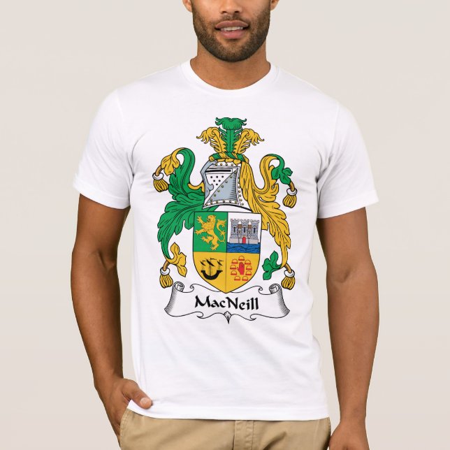 Camiseta Escudo de la familia de MacNeill (Anverso)