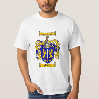 Camiseta Escudo de la familia de Maher - escudo de armas de