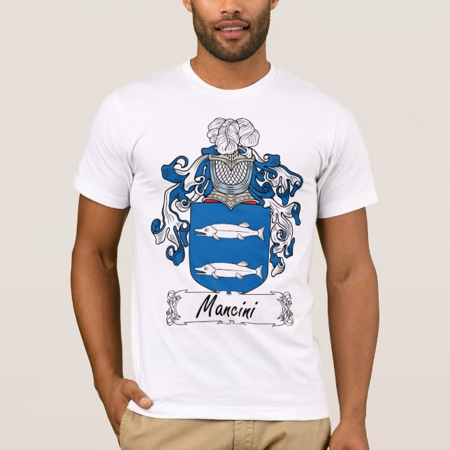 Camiseta Escudo de la familia de Mancini (Anverso)