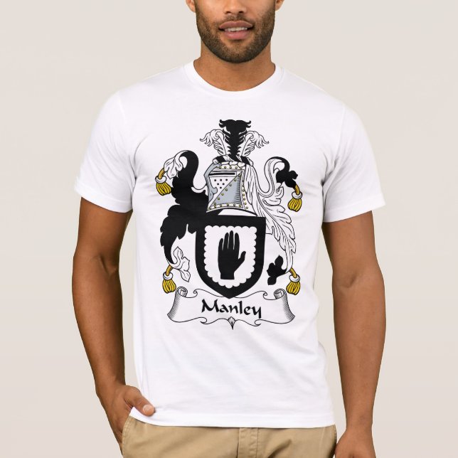 Camiseta Escudo de la familia de Manley (Anverso)