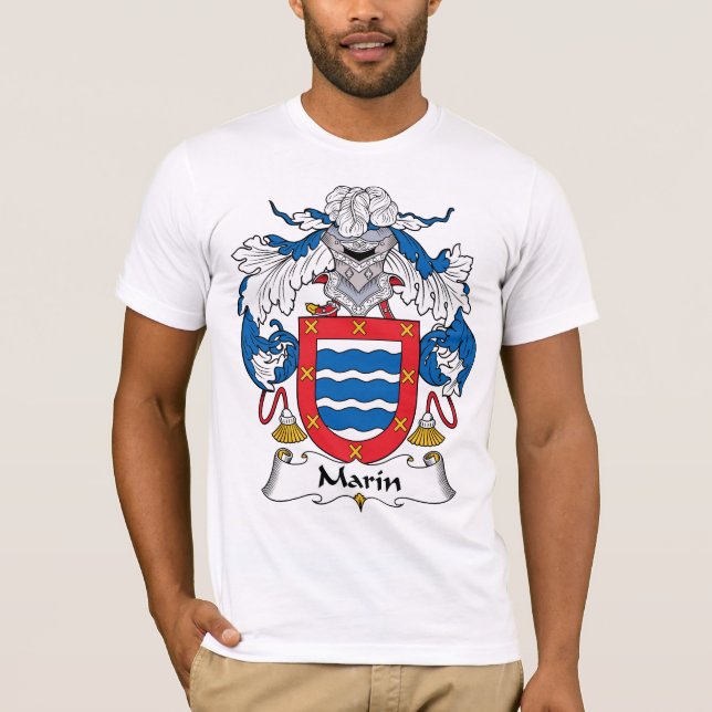 Camiseta Escudo de la familia de Marin (Anverso)